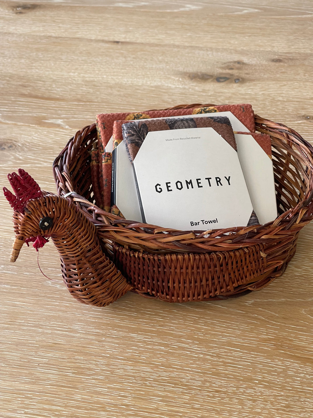 Rooster Egg Basket
