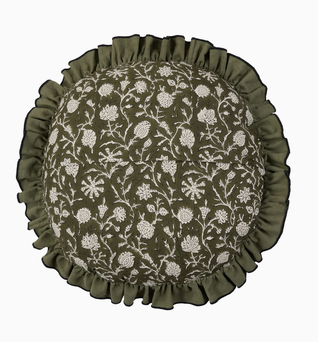Olive Evenings Throw Pillow