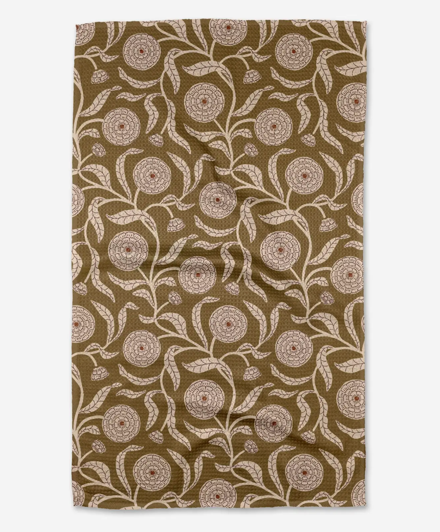 Francesa Fall Floral Geometry Towel